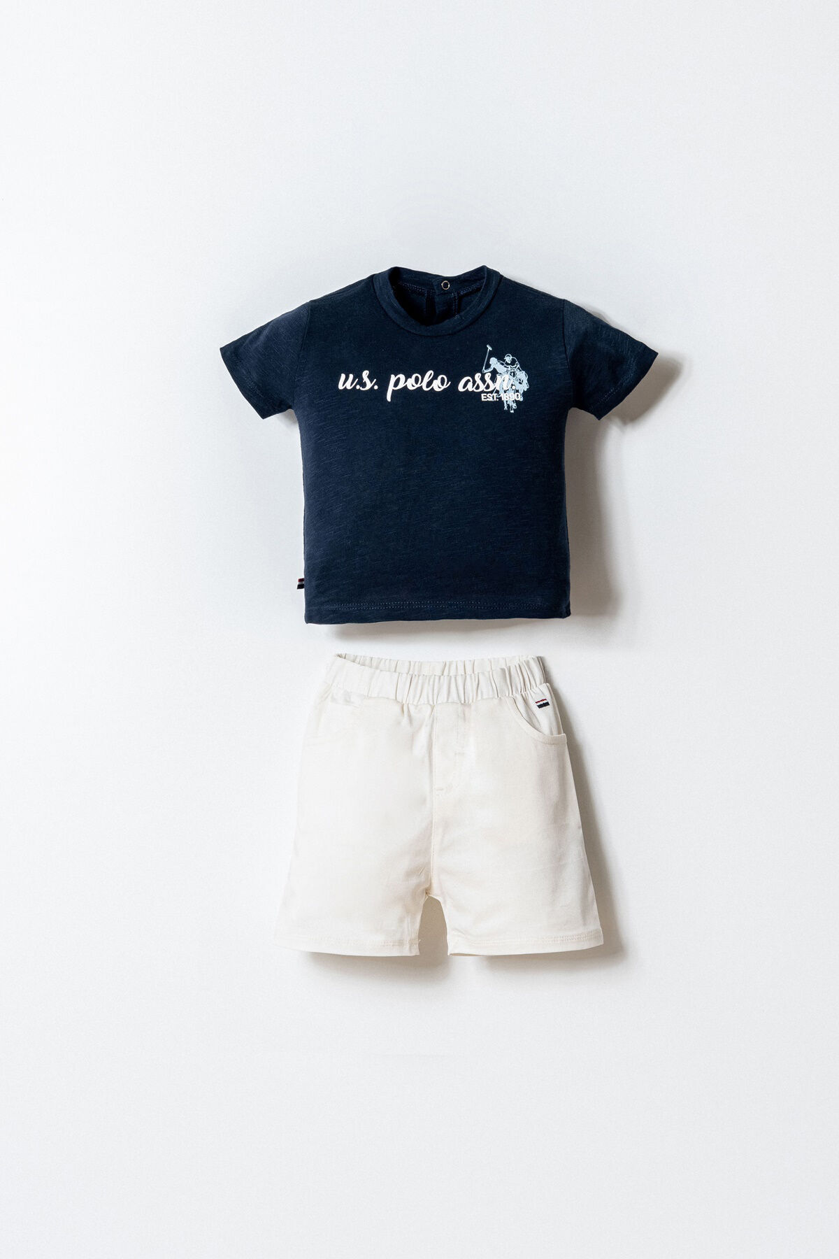 U.S. Polo Assn. طقم شورت كحلي للأولاد الرضع – السعر والتقييمات